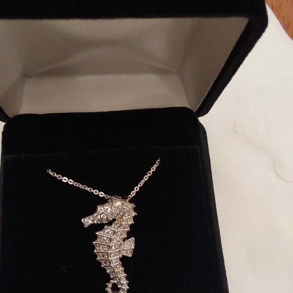 SEAHORSE NECKLACE, VERY BEAUTIFUL VINTAGE - Picture 2 of 16
